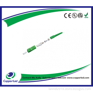 Fiber Optic Connector SC/APC , SM Simplex